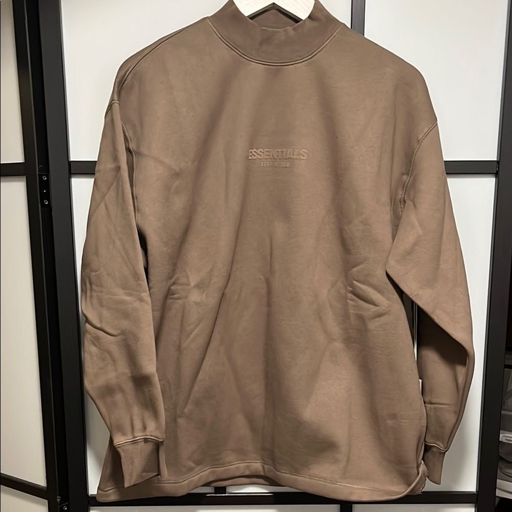 Essentials Fear of God Taupe Sweatshirt